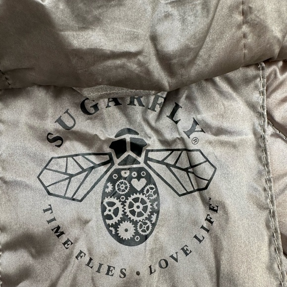 Womens Down Blend Jacket. Invisible pockets outside & 2 in. Machine Washable! - Picture 5 of 11